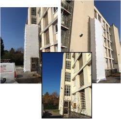 Echafaudage et confinement - VILLEURBANNE (69)