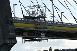 Echafaudage roulant / Pont de Bourgogne – Chalon sur Saône - 71