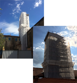 Clocher de l’église Saint Laurent du Puy En Velay (43)s